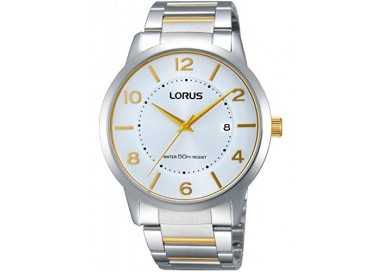 Lorus pareja orologio Uomo Analogico Al quarzo con cinturino in Acciaio INOX RS949BX9