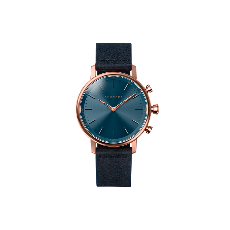 Kronaby Carat Smartwatch Nero Orologio da polso Unisex da 38mm S0669/1