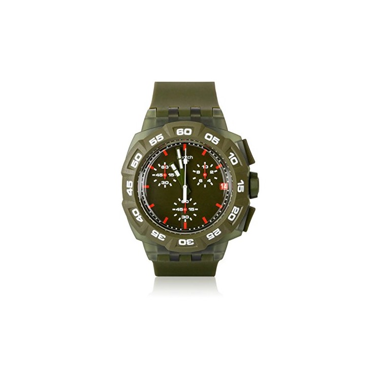 Swatch Orologio da Polso Green Hero Cronografo da uomo SUIG401